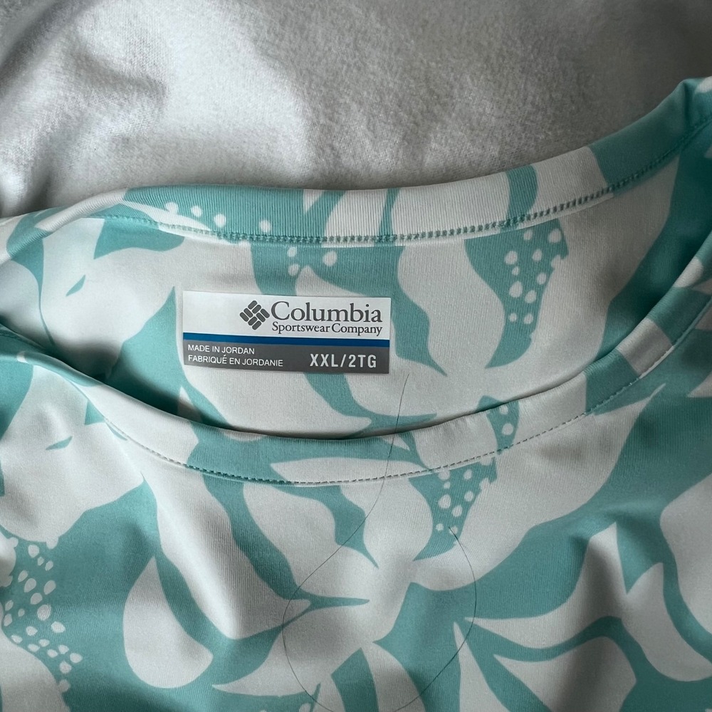 Columbia PFG Freezer Tank Dress Floral Sleeveless Pockets Womens XXL FL9895 - Picture 2 of 11